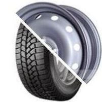 Шина с диском в сборе Viatti Brina Nordico V-522 185/65 R15 88T + Magnetto 15001 S AM Silver 4*100 6xR15 ET50 DIA60.1