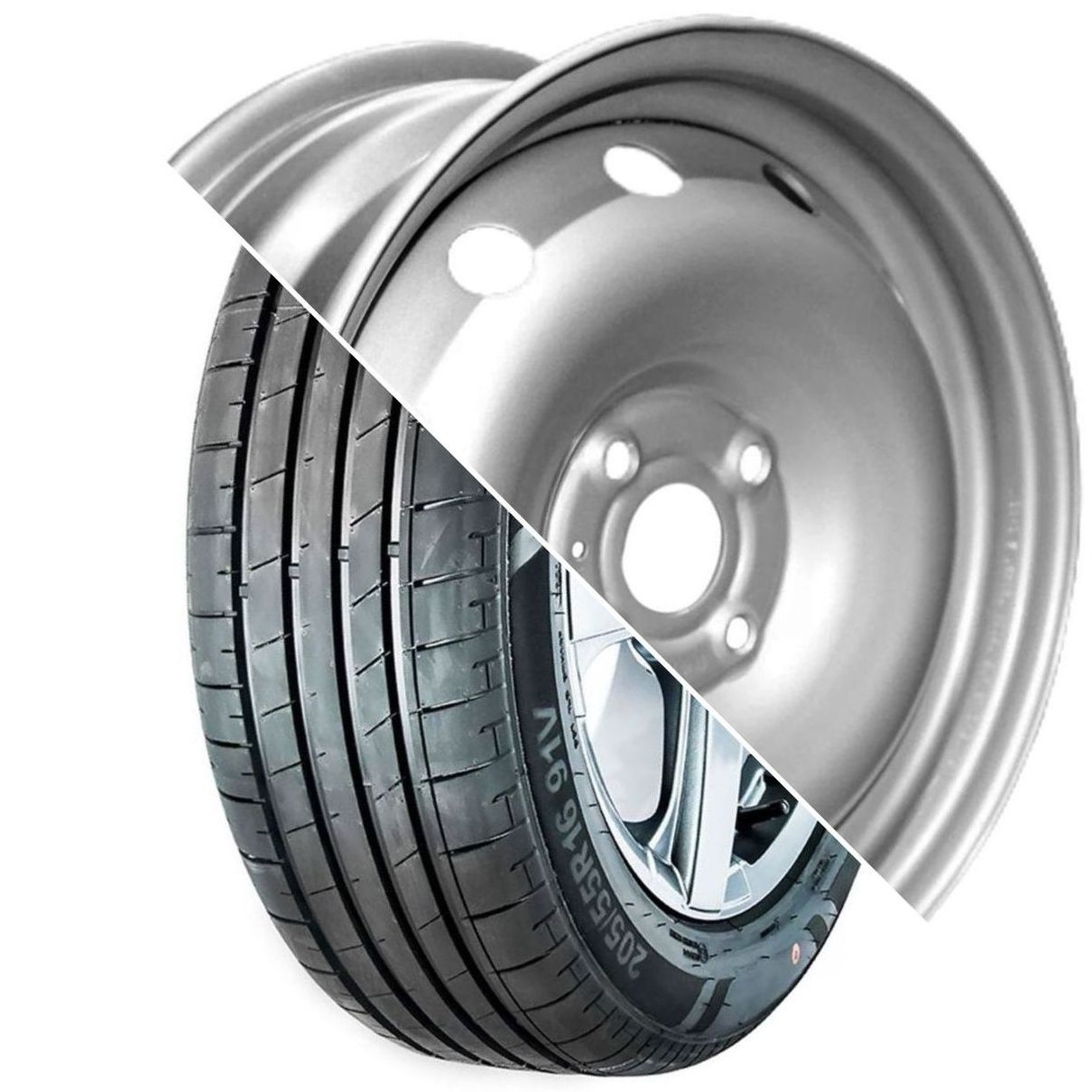 Шина с диском в сборе Massimo OTTIMA PLUS 185/65 R15 88H + Magnetto 15003 AM New Silver 4*100 6xR15 ET46 DIA54.1