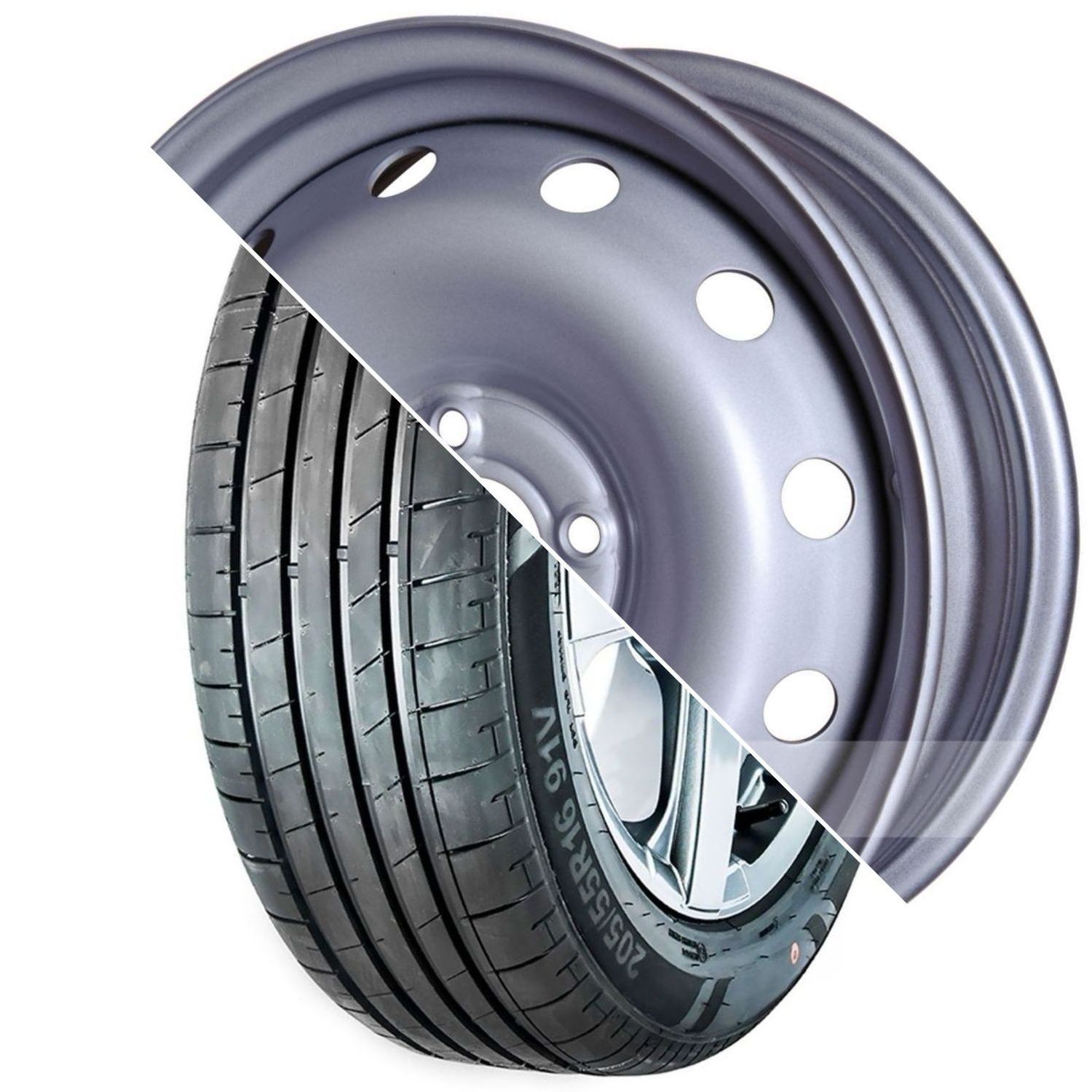 Шина с диском в сборе Massimo OTTIMA PLUS 185/65 R15 88H + Magnetto 15001 S AM Silver 4*100 6xR15 ET50 DIA60.1