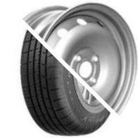 Шина с диском в сборе Prinx HH2 HiCity 185/65 R15 88H + Magnetto 15003 AM New Silver 4*100 6xR15 ET46 DIA54.1