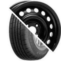Шина с диском в сборе Prinx HH2 HiCity 185/65 R15 88H + Magnetto 15002 AM Black 4*100 6xR15 ET40 DIA60.1
