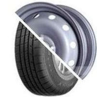 Шина с диском в сборе Prinx HH2 HiCity 185/65 R15 88H + Magnetto 15001 S AM Silver 4*100 6xR15 ET50 DIA60.1
