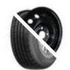 Шина с диском в сборе Prinx HH2 HiCity 185/65 R15 88H + Trebl 64A50C Black 4*100 6xR15 ET50 DIA60.1