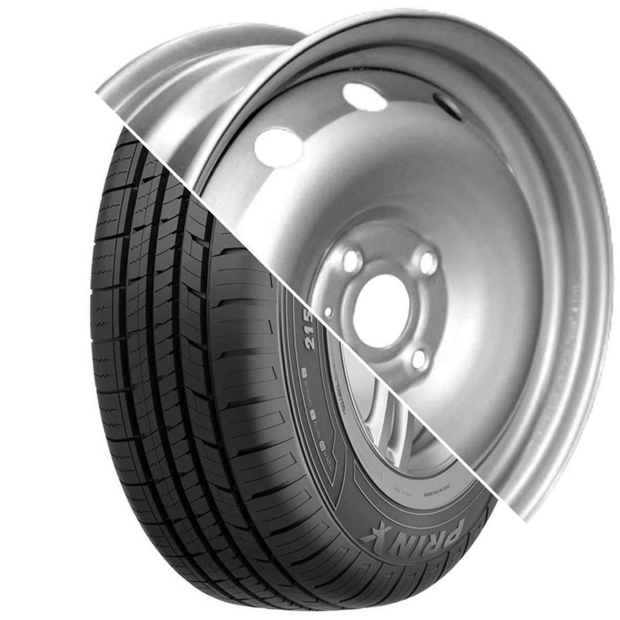 Шина с диском в сборе Prinx HH2 HiCity 185/65 R15 88H + Magnetto 15003 AM New Silver 4*100 6xR15 ET46 DIA54.1