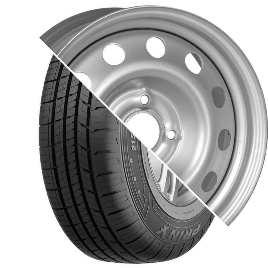 Шина с диском в сборе Prinx HH2 HiCity 185/65 R15 88H + Magnetto 15010 S AM Silver 4*100 6xR15 ET37 DIA60.1