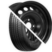 Шина с диском в сборе Prinx AQUILA PRO 185/65 R15 92H + Magnetto 15001 Black 4*100 6xR15 ET50 DIA60.1