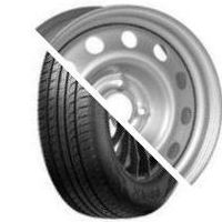 Шина с диском в сборе Prinx AQUILA PRO 185/65 R15 92H + Magnetto 15010 S AM Silver 4*100 6xR15 ET37 DIA60.1