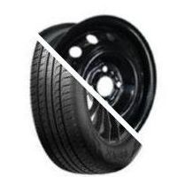 Шина с диском в сборе Prinx AQUILA PRO 185/65 R15 92H + Trebl 64A50C Black 4*100 6xR15 ET50 DIA60.1