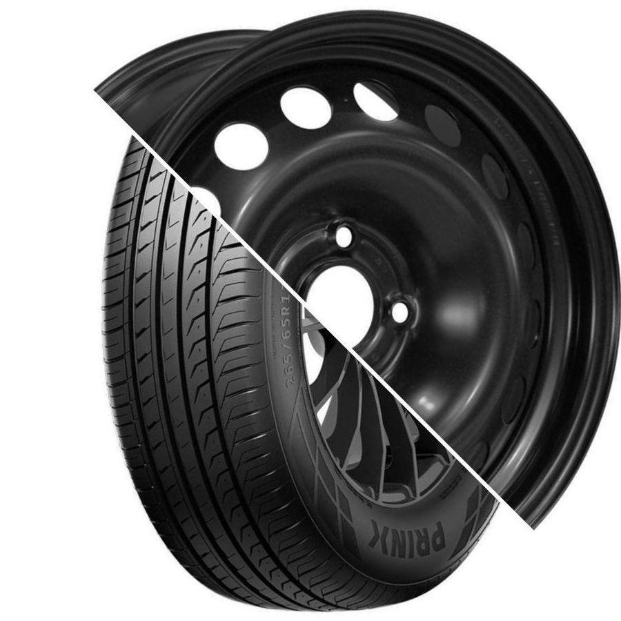 Шина с диском в сборе Prinx AQUILA PRO 185/65 R15 92H + Magnetto 15001 Black 4*100 6xR15 ET50 DIA60.1