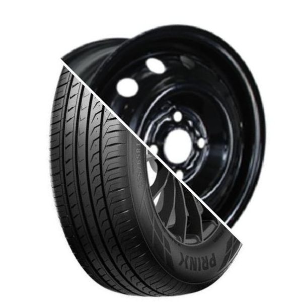 Шина с диском в сборе Prinx AQUILA PRO 185/65 R15 92H + Trebl 64A50C Black 4*100 6xR15 ET50 DIA60.1