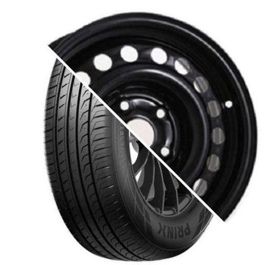 Шина с диском в сборе Prinx AQUILA PRO 185/65 R15 92H + Magnetto 15009 AM Black 4*100 6xR15 ET50 DIA60.1 Lada Vesta