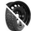 Шина с диском в сборе Ikon (Nokian Tyres) Autograph Ice 9 185/65 R15 92T + Trebl X40923 (new D5) Black 4*100 6xR15 ET46 DIA54.1
