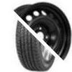 Шина с диском в сборе Ikon (Nokian Tyres) Character Eco (Nordman SX3) 185/65 R15 88H + Trebl X40923 (new D5) Black 4*100 6xR15 ET46 DIA54.1