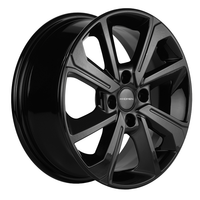 Khomen KHW1501 Black 4*100 6xR15 ET46 DIA54.1