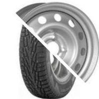 Шина с диском в сборе Tunga Nordway 3 185/65 R15 92Q + Magnetto 15010 S AM Silver 4*100 6xR15 ET37 DIA60.1