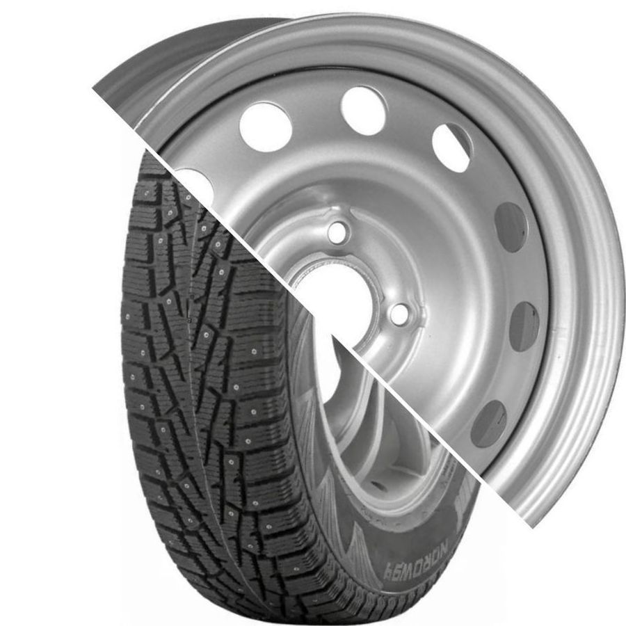 Шина с диском в сборе Tunga Nordway 3 185/65 R15 92Q + Magnetto 15010 S AM Silver 4*100 6xR15 ET37 DIA60.1