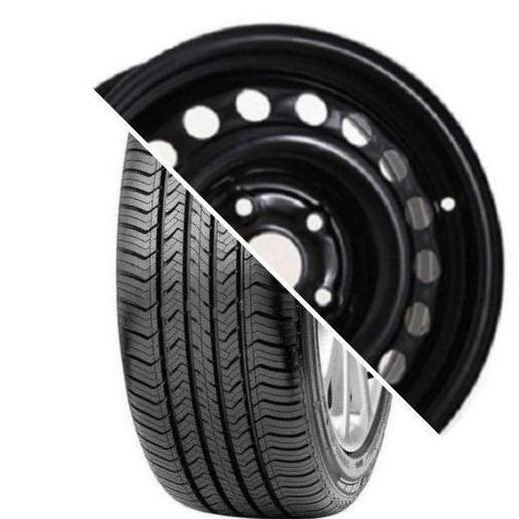 Шина с диском в сборе Maxxis HP-M3 Bravo 185/65 R15 88H + Magnetto 15009 AM Black 4*100 6xR15 ET50 DIA60.1 Lada Vesta