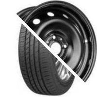 Шина с диском в сборе Sailun Atrezzo Elite 185/65 R15 92T + Magnetto 15003 AM New Black 4*100 6xR15 ET46 DIA54.1