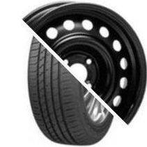 Шина с диском в сборе Sailun Atrezzo Elite 185/65 R15 92T + Magnetto 15002 AM Black 4*100 6xR15 ET40 DIA60.1