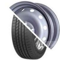 Шина с диском в сборе Sailun Atrezzo Elite 185/65 R15 92T + Magnetto 15001 S AM Silver 4*100 6xR15 ET50 DIA60.1