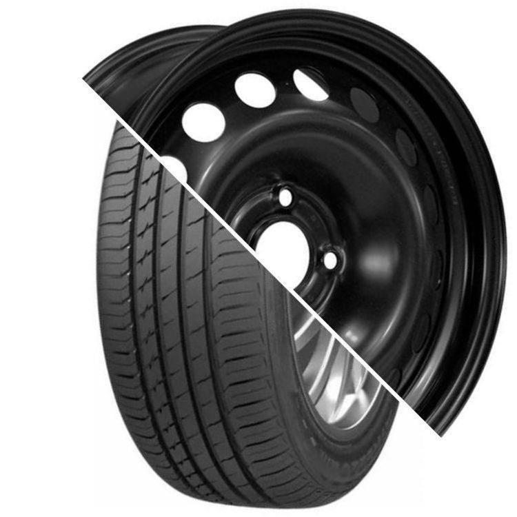 Шина с диском в сборе Sailun Atrezzo Elite 185/65 R15 92T + Trebl X40923 (new D5) Black 4*100 6xR15 ET46 DIA54.1
