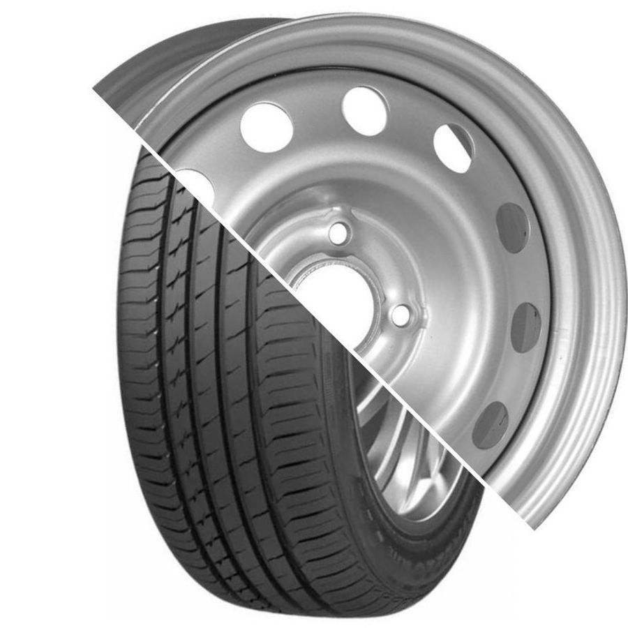 Шина с диском в сборе Sailun Atrezzo Elite 185/65 R15 92T + Magnetto 15010 S AM Silver 4*100 6xR15 ET37 DIA60.1