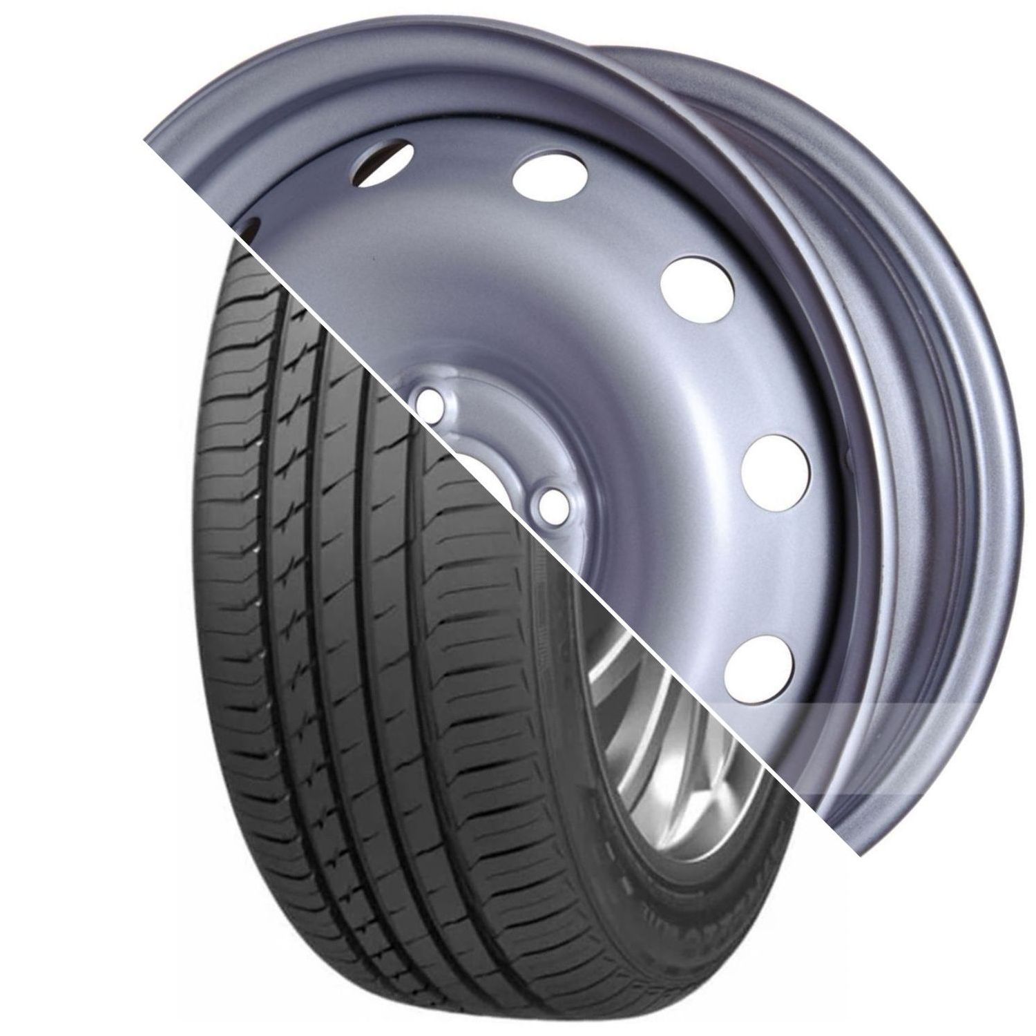 Шина с диском в сборе Sailun Atrezzo Elite 185/65 R15 92T + Magnetto 15001 S AM Silver 4*100 6xR15 ET50 DIA60.1