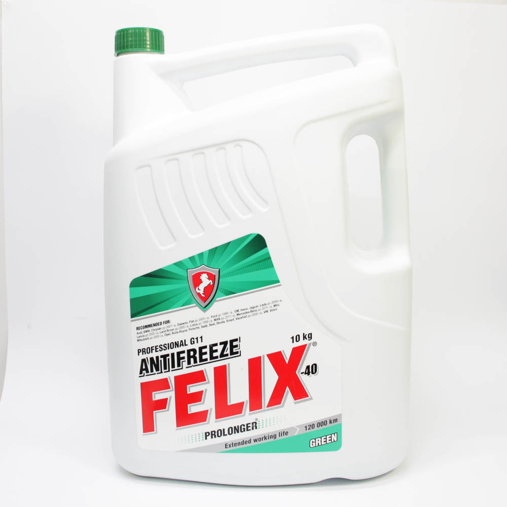 Антифриз FELIX PROLONGER-40 G11 (зеленый) 10кг (430206021)