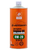 Масло моторное Autobacs 0W20 A00032229 ENGINE OIL API SP ILSAC GF-6A SYNTHETIC 1л