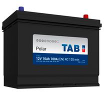 АКБ Tab Polar JIS MF о.п.R+ 70a/h Азия B1(нижн.кр)