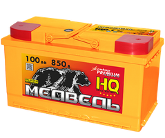 АКБ Медведь Silver о.п.R+ 100a/h Евро B13(нижн.кр)